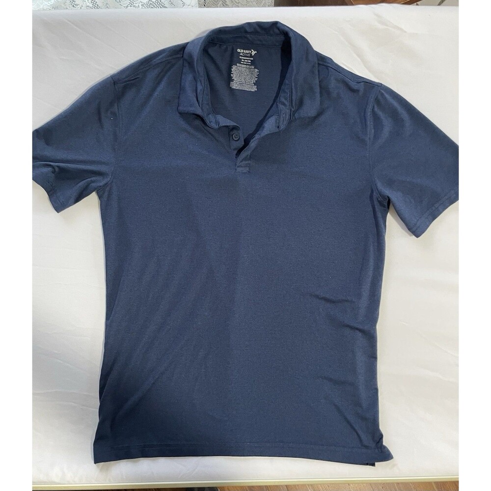 Old Navy Active Youth XL Navy Blue Short Sleeve Polo Shirt